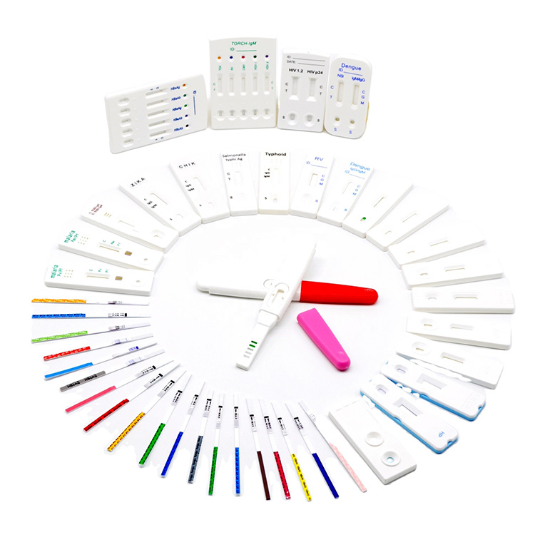 Visoko natančen medicinski diagnostični antigen in nevtralizirajoča protitelesa Malarija Igg Igm Hiv Hcg gripa Pcr Komplet za hitri test brisa A+b